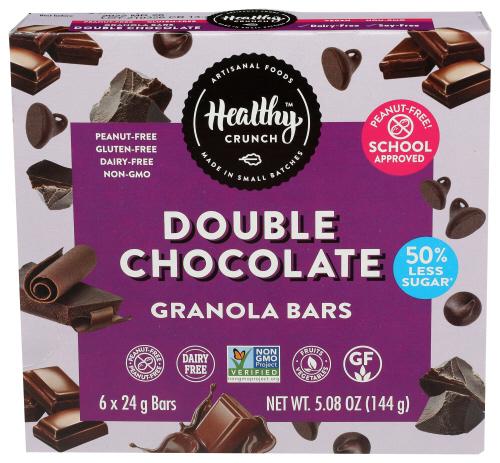 Healthy Crunch Bar Double Chocolate - 5.08 Oz (6 Units)