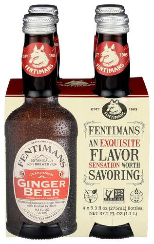 Fentimans Bev 4Pk Ginger Beer - 37.2 Fo (6 Units)