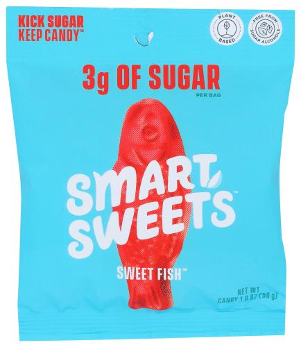 Smartsweets Candy Sweet Fish - 1.8 Oz (12 Units)