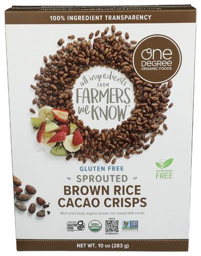 One Degree Cereal Rice Cacao Crisp B - 10 Oz (6 Units)