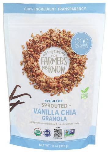 One Degree Granola Vanilla Chai Organic - 11 Oz (6 Units)