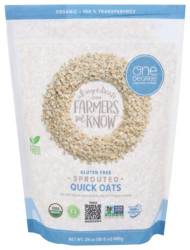 One Degree Oats Quick Sprouted Organic - 24 Oz (4 Units)