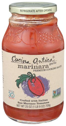 Cucina Antica Sauce Pasta Garlic Marinara - 25 Oz (6 Units)