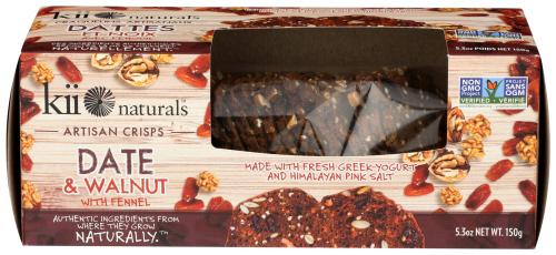 Kii Naturals Crisp Date & Walnut - 5.3 Oz (12 Units)