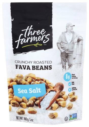 Three Farmers Foods Inc Beans Roasted Fava Salted - 5 Oz (6 Units)