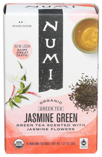 Numi Teas Tea Jasmine Green - 18 Bg (6 Units)