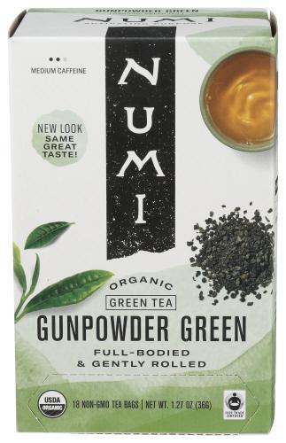 Numi Teas Tea Gunpowder Green - 18 Bg (6 Units)