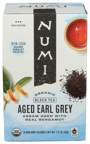 Numi Teas Tea Blck Earl Grey Bergamot As - 18 Bg (6 Units)