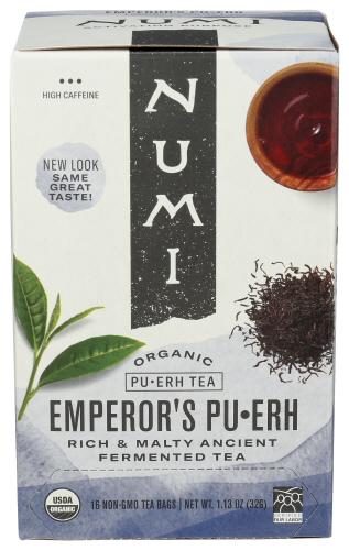 Numi Teas Tea Emperors Puerh - 16 Bg (6 Units)