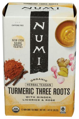 Numi Teas Tea Turmeric Three Roots - 15 Bg (6 Units)