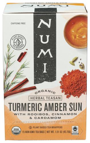 Numi Teas Tea Turmeric Amber Sun - 12 Bg (6 Units)