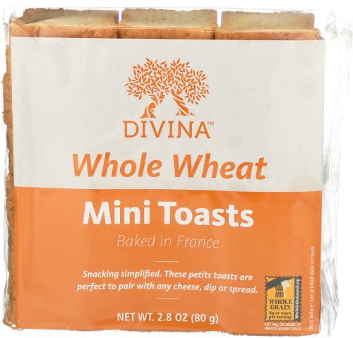 Divina Toast Mini  Whl White - 2.8 Oz (24 Units)
