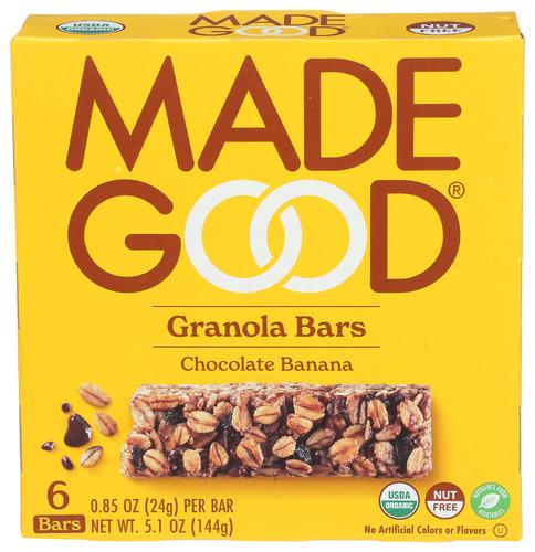 Madegood Bar Granola Chocolate Banana - 5.1 Oz (6 Units)
