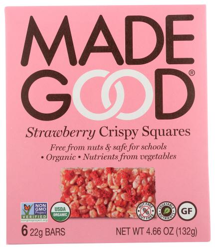 Madegood Rice Crispy Stwbry Square - 4.68 Oz (6 Units)