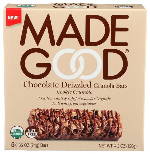 Madegood Bar Chocolate Drizzled Cookie - 4.2 Oz (6 Units)