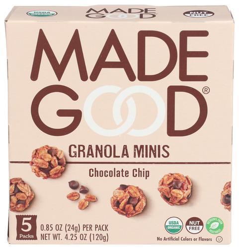 Madegood Organic Granola Mini Chc Chp - 4.25 Oz (6 Units)