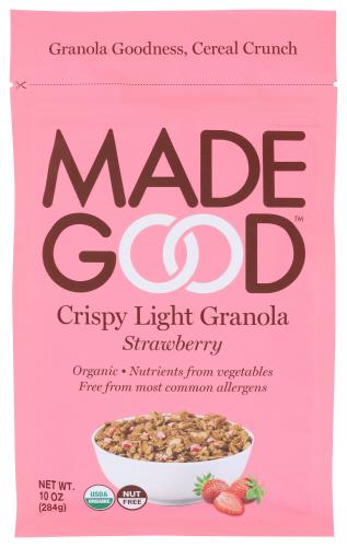 Madegood Granola Strawberry Light - 10 Oz (8 Units)