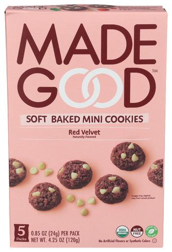 Madegood Cookie Mini Red Velvet - 4.25 Oz (6 Units)
