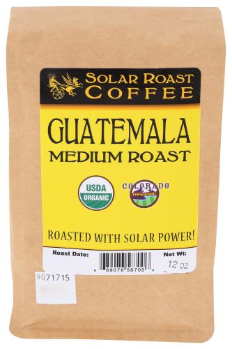Solar Roast Coffee Llc Coffee Wb Guatemala - 12 Oz (6 Units)