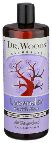 Dr Woods Soap Lavender Shea Butter - 32 Oz (3 Units)