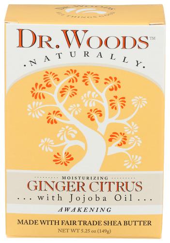 Dr Woods Bar Ginger Citrus - 5.25 Oz (3 Units)