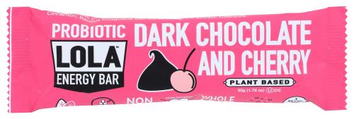 Lola Snacks Bar Pbiotic Dk Chocolate Cherr - 1.76 Oz (12 Units)
