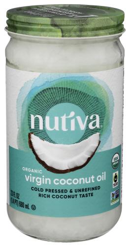 Nutiva Oil Coconut Vrgn - 23 Fo (6 Units)