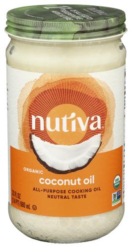 Nutiva Oil Coconut Refined - 23 Fo (6 Units)