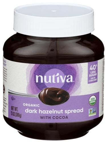 Nutiva Spread Hazelnut Dark - 13 Oz (6 Units)