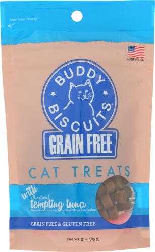 Buddy Biscuits Treat Cat Tempting Tuna - 3 Oz (12 Units)