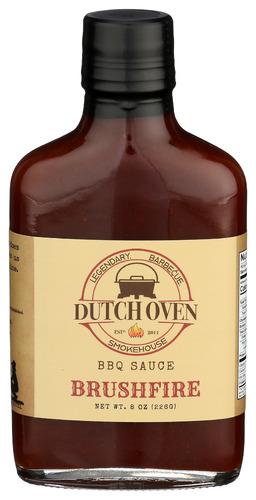 Dutch Oven Sauce Bbq Brushfire - 8 Oz (6 Units)