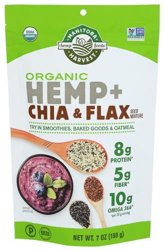 Manitoba Harvest Seeds Hemp Chia Flax Organic - 7 Oz (1 Units)