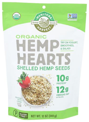 Manitoba Harvest Hemp Heart Shelled - 12 Oz (6 Units)