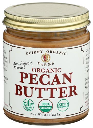 Guidry Organic Farms Butter Pecan Organic - 8 Oz (12 Units)