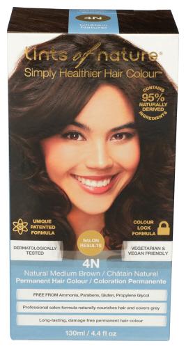 Tints Of Nature Colour Hair 4N Nat Med Beer - 4.4 Fo (1 Units)