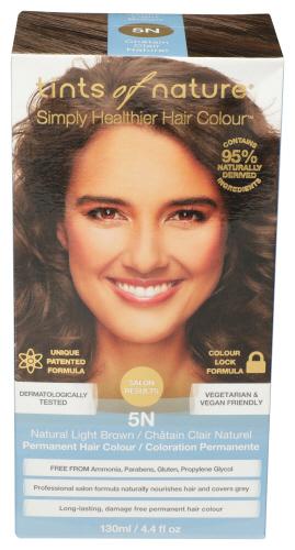 Tints Of Nature Colour Hair 5N Nat Lt Brn - 4.4 Fo (1 Units)