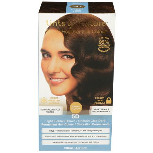 Tints Of Nature Colour Hair 5D Lt Gld Brn - 4.4 Fo (1 Units)