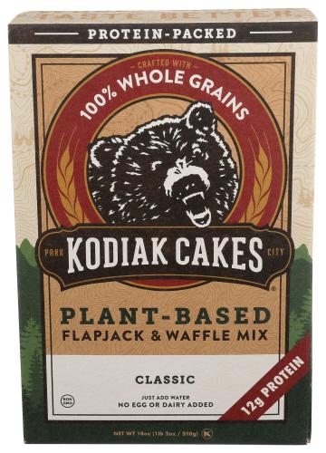 Kodiak Mix Flap Jacks Homestd Plnt Bs - 18 Oz (6 Units)