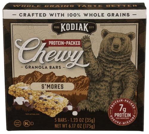 Kodiak Bar Granola Smores Chewy - 6.17 Oz (12 Units)
