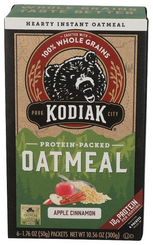 Kodiak Oatmeal Apple Cinnamon - 10.58 Oz (6 Units)