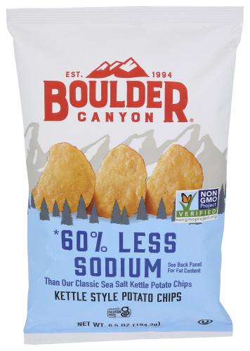 Boulder Canyon Chip Reduced Sodium 60% - 6.5 Oz (12 Units)