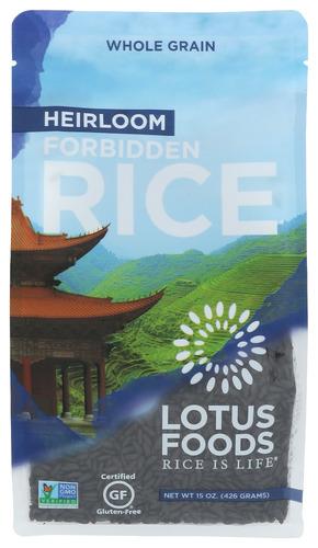 Lotus Foods Rice Forbidden Black Organic - 15 Oz (6 Units)