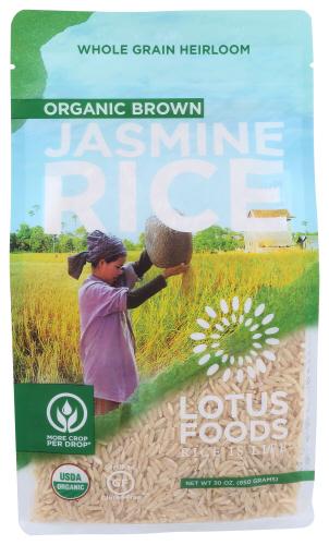 Lotus Foods Rice Brown Jsmin Organic - 30 Oz (6 Units)