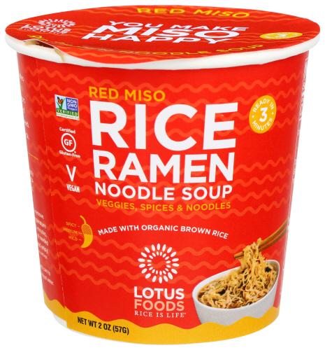 Lotus Foods Noodle Cup Brown Rice Organic - 2 Oz (6 Units)