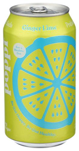 Poppi Soda Prbtc Lime Gngr - 12 Fo (12 Units)