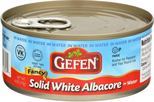 Gefen Tuna Wtr White Solid Albacore - 6 Oz (48 Units)