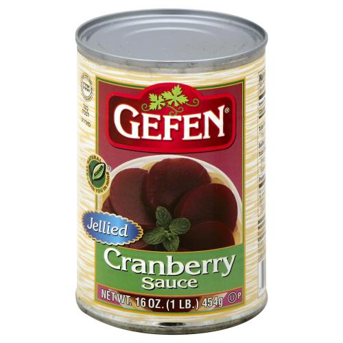 Gefen Sauce Cranberry Jelly - 16 Oz (24 Units)