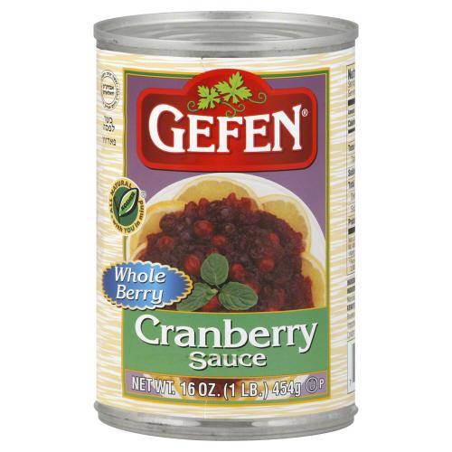 Gefen Sauce Cranbry Whole - 16 Oz (24 Units)