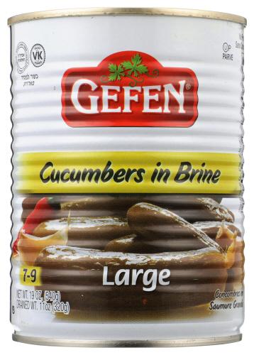 Gefen Cucumber Brine 7-9 - 19 Oz (12 Units)