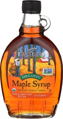 Coombs Family Farms Syrup Maple Grd A Amb Organic - 12 Oz (12 Units)